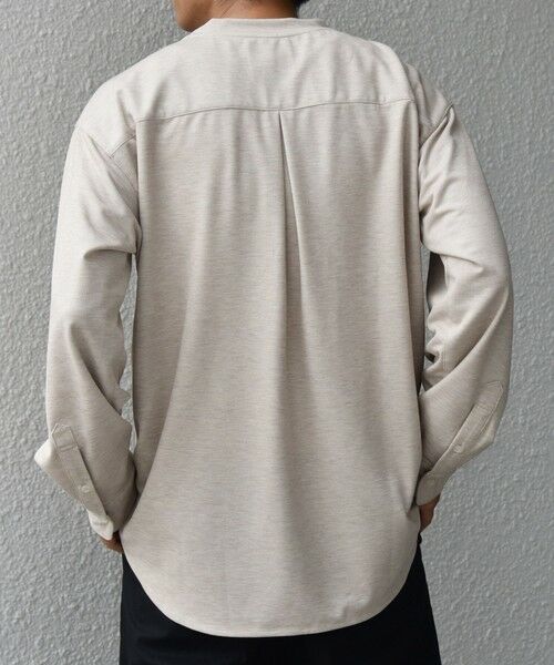 SHIPS / シップス Tシャツ | SHIPS any: 360° THE CIRCLE STRETCH ジャガード ジャージー ポケット Tシャツ(ロンT/セットアップ対応)◇ | 詳細12