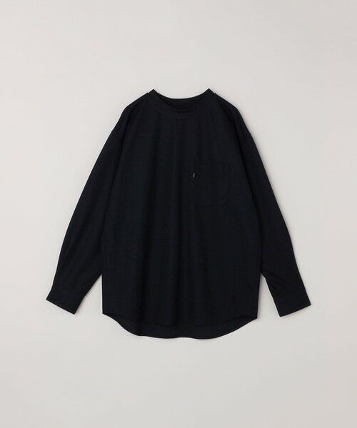 SHIPS / シップス Tシャツ | SHIPS any: 360° THE CIRCLE STRETCH ジャガード ジャージー ポケット Tシャツ(ロンT/セットアップ対応)◇ | 詳細22