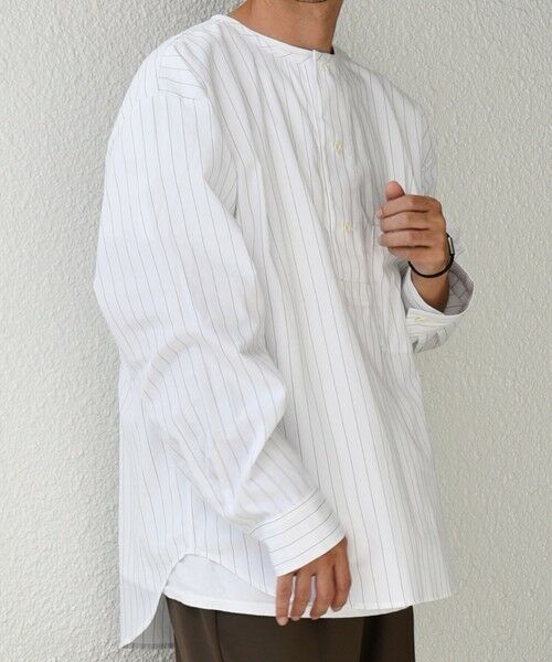 SHIPS / シップス シャツ・ブラウス | SHIPS any: オーバーサイズ コットン スリーピング シャツ◇(ホワイト)