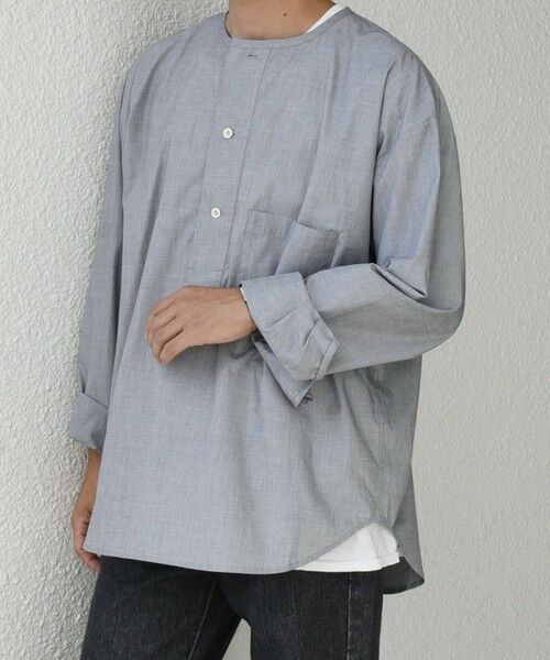 SHIPS / シップス シャツ・ブラウス | SHIPS any: オーバーサイズ コットン スリーピング シャツ◇(グレー)