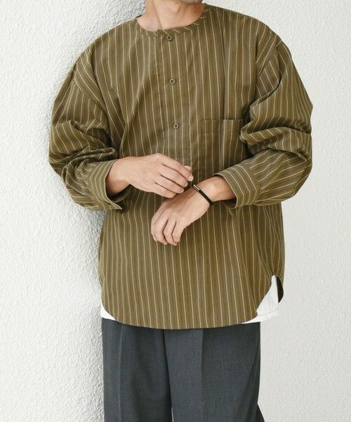 SHIPS / シップス シャツ・ブラウス | SHIPS any: オーバーサイズ コットン スリーピング シャツ◇(ブラウン)