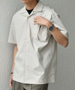 SHIPS / シップス シャツ・ブラウス | SHIPS any:〈接触冷感/遮熱等〉ハイブリッドリネン オープンカラー シャツ(セットアップ対応)◇