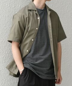 SHIPS / シップス シャツ・ブラウス | SHIPS any:〈接触冷感/遮熱等〉ハイブリッドリネン オープンカラー シャツ(セットアップ対応)◇