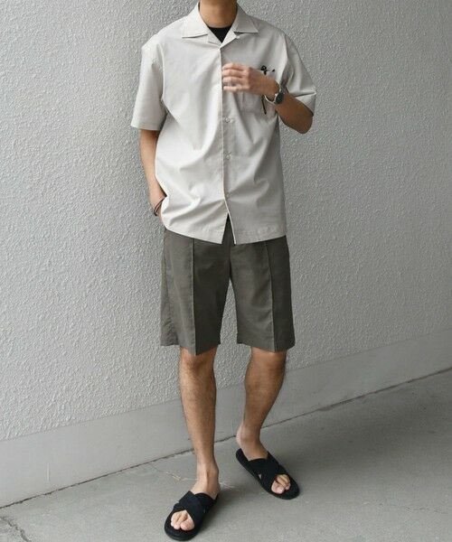 SHIPS / シップス シャツ・ブラウス | SHIPS any:〈接触冷感/遮熱等〉ハイブリッドリネン オープンカラー シャツ(セットアップ対応)◇ | 詳細1