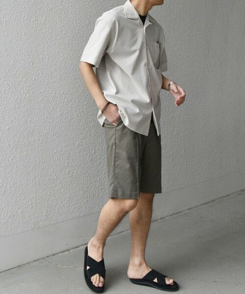 SHIPS / シップス シャツ・ブラウス | SHIPS any:〈接触冷感/遮熱等〉ハイブリッドリネン オープンカラー シャツ(セットアップ対応)◇ | 詳細2