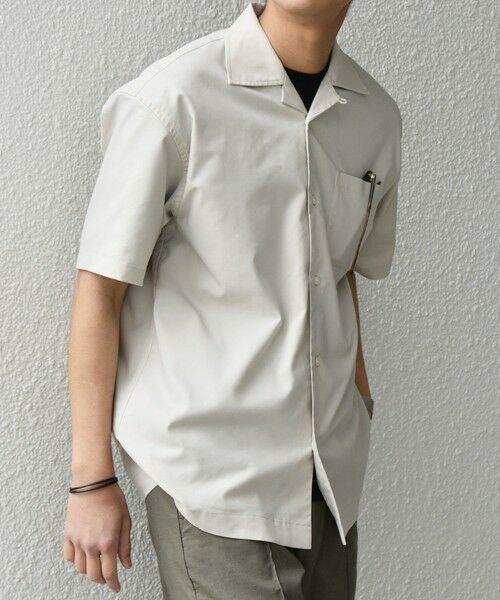 SHIPS / シップス シャツ・ブラウス | SHIPS any:〈接触冷感/遮熱等〉ハイブリッドリネン オープンカラー シャツ(セットアップ対応)◇ | 詳細5