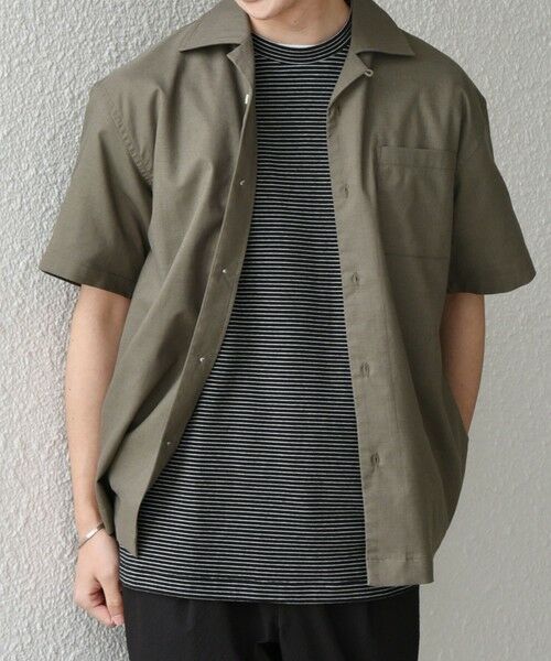 SHIPS / シップス シャツ・ブラウス | SHIPS any:〈接触冷感/遮熱等〉ハイブリッドリネン オープンカラー シャツ(セットアップ対応)◇ | 詳細13