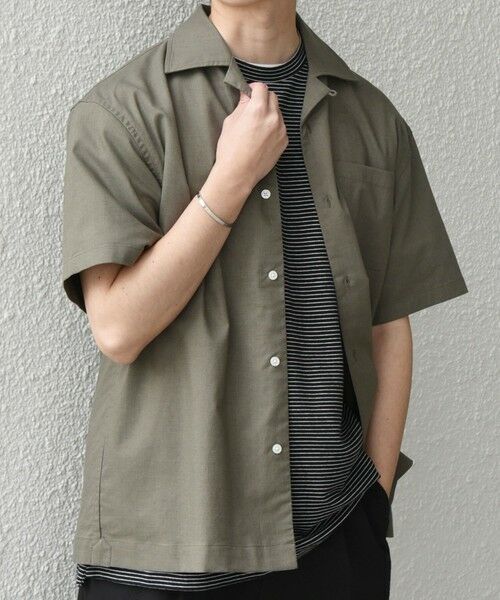SHIPS / シップス シャツ・ブラウス | SHIPS any:〈接触冷感/遮熱等〉ハイブリッドリネン オープンカラー シャツ(セットアップ対応)◇ | 詳細11