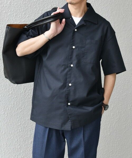 SHIPS / シップス シャツ・ブラウス | SHIPS any:〈接触冷感/遮熱等〉ハイブリッドリネン オープンカラー シャツ(セットアップ対応)◇ | 詳細25