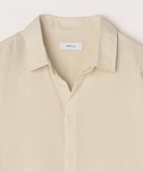 SHIPS / シップス シャツ・ブラウス | SHIPS any:〈洗濯機可能〉コットン/リネン 7分袖 スキッパー プルオーバー シャツ 25SS◇ | 詳細7