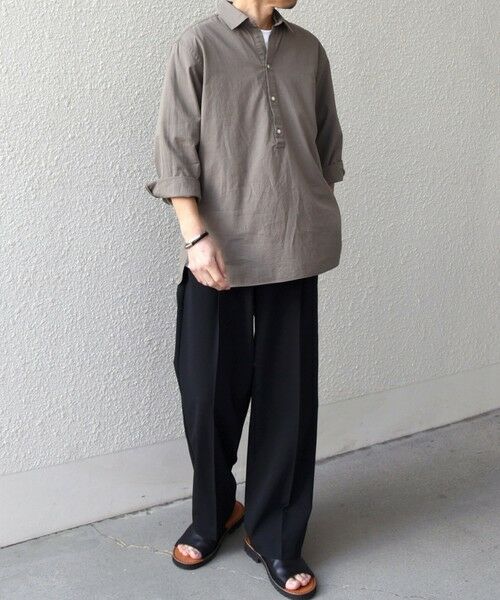 SHIPS / シップス シャツ・ブラウス | SHIPS any:〈洗濯機可能〉コットン/リネン 7分袖 スキッパー プルオーバー シャツ 25SS◇ | 詳細21