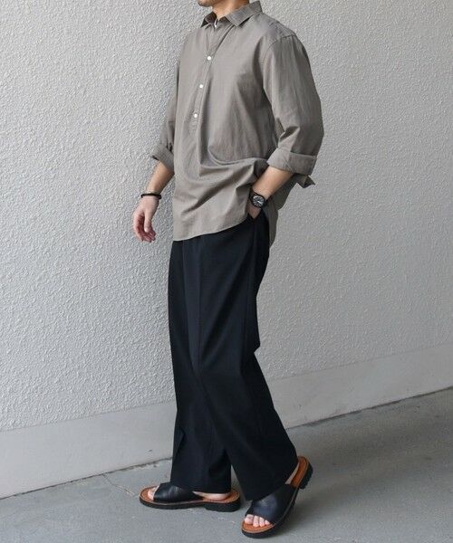 SHIPS / シップス シャツ・ブラウス | SHIPS any:〈洗濯機可能〉コットン/リネン 7分袖 スキッパー プルオーバー シャツ 25SS◇ | 詳細22