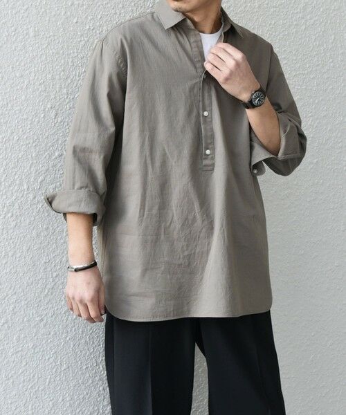 SHIPS / シップス シャツ・ブラウス | SHIPS any:〈洗濯機可能〉コットン/リネン 7分袖 スキッパー プルオーバー シャツ 25SS◇ | 詳細23