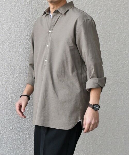 SHIPS / シップス シャツ・ブラウス | SHIPS any:〈洗濯機可能〉コットン/リネン 7分袖 スキッパー プルオーバー シャツ 25SS◇ | 詳細24