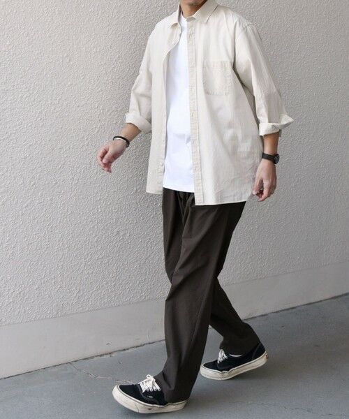 SHIPS / シップス シャツ・ブラウス | SHIPS any:〈洗濯機可能〉コットン/リネン 7分袖 レギュラー シャツ 25SS◇ | 詳細2