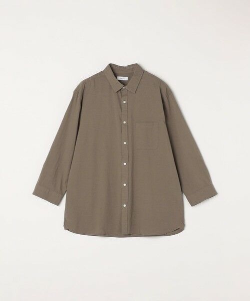 SHIPS / シップス シャツ・ブラウス | SHIPS any:〈洗濯機可能〉コットン/リネン 7分袖 レギュラー シャツ 25SS◇ | 詳細20