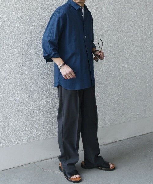 SHIPS / シップス シャツ・ブラウス | SHIPS any:〈洗濯機可能〉コットン/リネン 7分袖 レギュラー シャツ 25SS◇ | 詳細23