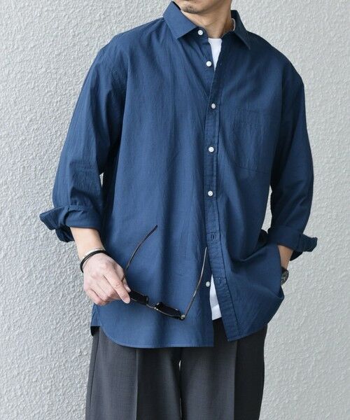 SHIPS / シップス シャツ・ブラウス | SHIPS any:〈洗濯機可能〉コットン/リネン 7分袖 レギュラー シャツ 25SS◇ | 詳細24