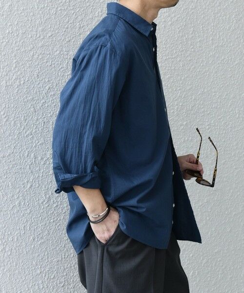 SHIPS / シップス シャツ・ブラウス | SHIPS any:〈洗濯機可能〉コットン/リネン 7分袖 レギュラー シャツ 25SS◇ | 詳細26