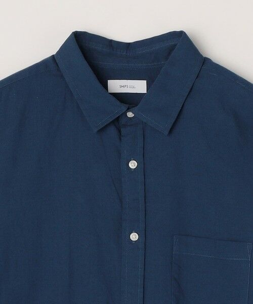 SHIPS / シップス シャツ・ブラウス | SHIPS any:〈洗濯機可能〉コットン/リネン 7分袖 レギュラー シャツ 25SS◇ | 詳細28