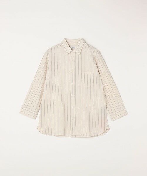SHIPS / シップス シャツ・ブラウス | SHIPS any:〈洗濯機可能〉コットン/リネン ストライプ ７分袖 レギュラー シャツ◇ | 詳細6