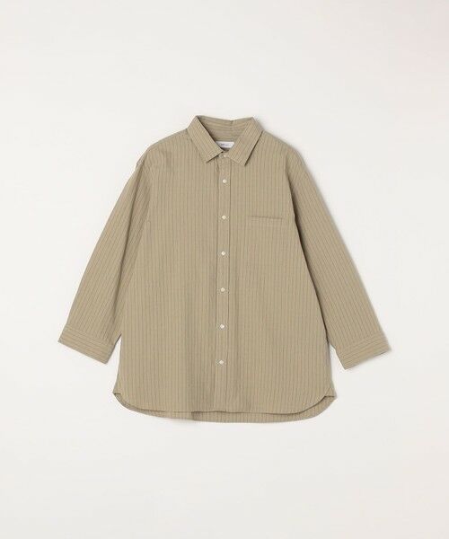 SHIPS / シップス シャツ・ブラウス | SHIPS any:〈洗濯機可能〉コットン/リネン ストライプ ７分袖 レギュラー シャツ◇ | 詳細13