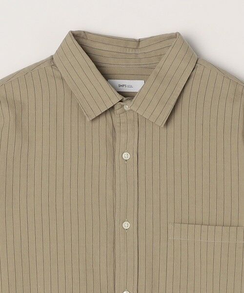 SHIPS / シップス シャツ・ブラウス | SHIPS any:〈洗濯機可能〉コットン/リネン ストライプ ７分袖 レギュラー シャツ◇ | 詳細14