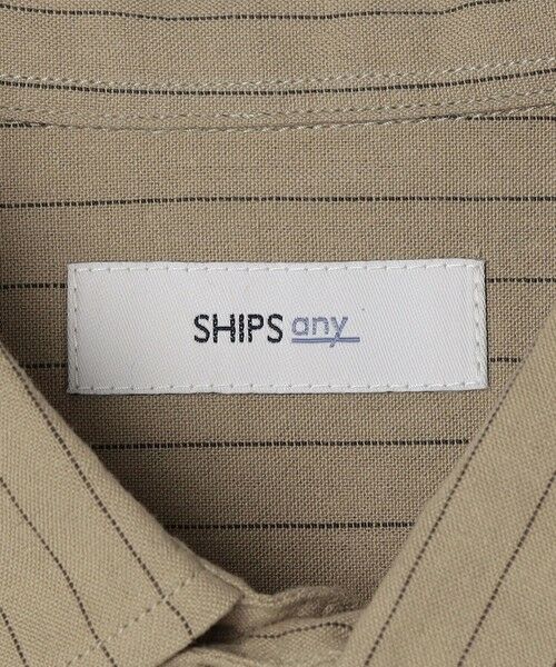 SHIPS / シップス シャツ・ブラウス | SHIPS any:〈洗濯機可能〉コットン/リネン ストライプ ７分袖 レギュラー シャツ◇ | 詳細15