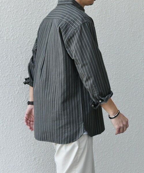 SHIPS / シップス シャツ・ブラウス | SHIPS any:〈洗濯機可能〉コットン/リネン ストライプ ７分袖 レギュラー シャツ◇ | 詳細24