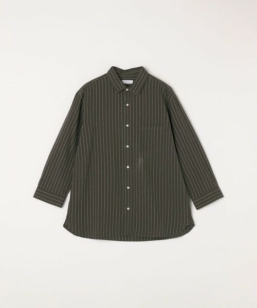 SHIPS / シップス シャツ・ブラウス | SHIPS any:〈洗濯機可能〉コットン/リネン ストライプ ７分袖 レギュラー シャツ◇ | 詳細25