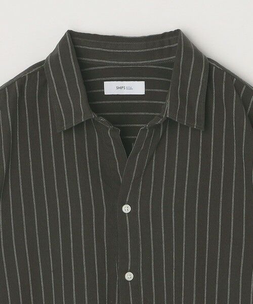 SHIPS / シップス シャツ・ブラウス | SHIPS any:〈洗濯機可能〉コットン/リネン 7分袖 ストライプ スキッパー プルオーバー シャツ◇ | 詳細22