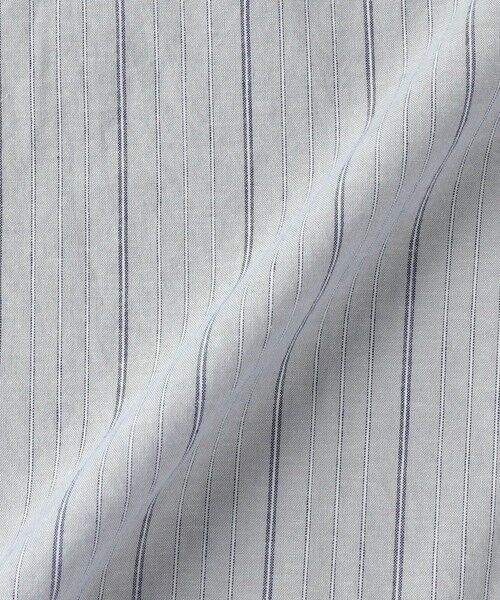 SHIPS / シップス シャツ・ブラウス | SHIPS any: 〈洗濯機可能〉コットン / リネン ブルー ストライプ 7分袖 レギュラー シャツ◇ | 詳細6