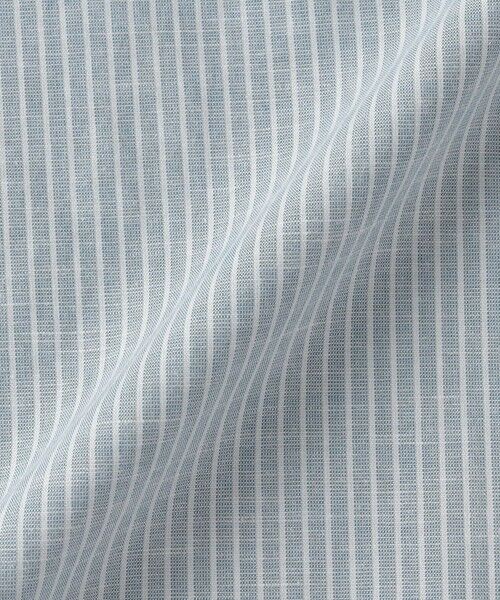 SHIPS / シップス シャツ・ブラウス | SHIPS any: 〈洗濯機可能〉コットン / リネン ブルー ストライプ 7分袖 レギュラー シャツ◇ | 詳細12