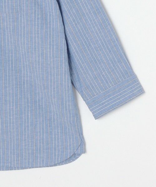SHIPS / シップス シャツ・ブラウス | SHIPS any: 〈洗濯機可能〉コットン / リネン ブルー ストライプ 7分袖 レギュラー シャツ◇ | 詳細20