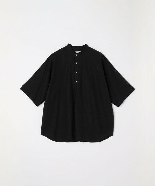 SHIPS / シップス シャツ・ブラウス | 【WEB限定】SHIPS any:〈洗濯機可能〉リネン/レーヨン バンド スキッパー ハーフスリーブ プルオーバー シャツ◇ | 詳細5