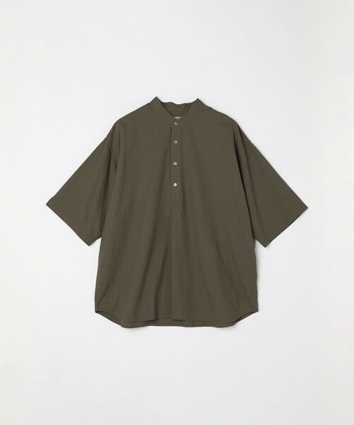 SHIPS / シップス シャツ・ブラウス | 【WEB限定】SHIPS any:〈洗濯機可能〉リネン/レーヨン バンド スキッパー ハーフスリーブ プルオーバー シャツ◇ | 詳細16