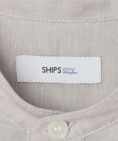 SHIPS / シップス シャツ・ブラウス | SHIPS any: コットン/リネン バンド スキッパー ハーフスリーブ シャツ◇ | 詳細10