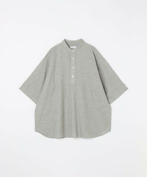 SHIPS / シップス シャツ・ブラウス | SHIPS any: コットン/リネン バンド スキッパー ハーフスリーブ シャツ◇ | 詳細18