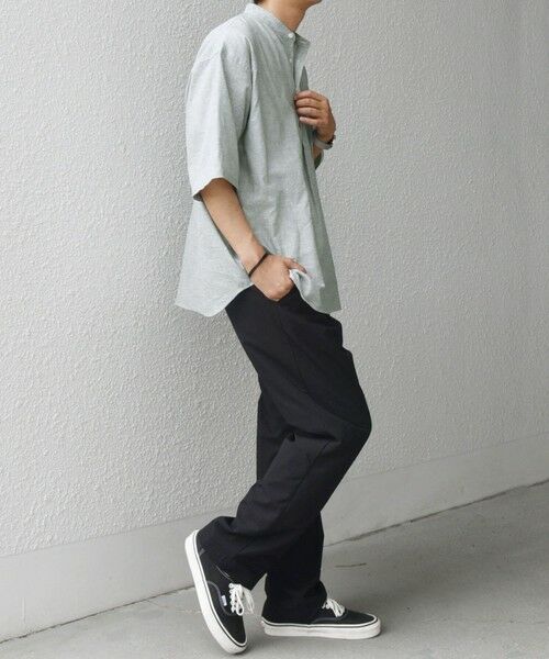 SHIPS / シップス シャツ・ブラウス | SHIPS any: コットン/リネン バンド スキッパー ハーフスリーブ シャツ◇ | 詳細14