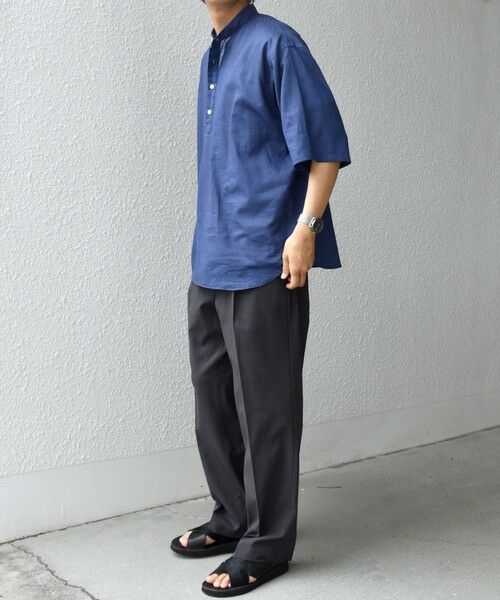 SHIPS / シップス シャツ・ブラウス | SHIPS any: コットン/リネン バンド スキッパー ハーフスリーブ シャツ◇ | 詳細28