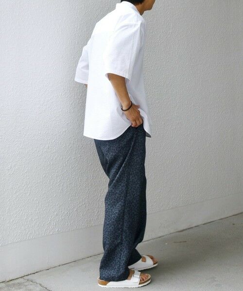 SHIPS / シップス シャツ・ブラウス | SHIPS any: シアサッカー ストライプ バンド スキッパー ハーフスリーブ シャツ◇ | 詳細2