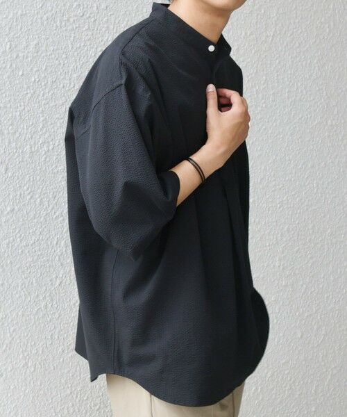 SHIPS / シップス シャツ・ブラウス | SHIPS any: シアサッカー ストライプ バンド スキッパー ハーフスリーブ シャツ◇ | 詳細12