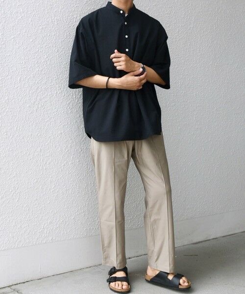 SHIPS / シップス シャツ・ブラウス | SHIPS any: シアサッカー ストライプ バンド スキッパー ハーフスリーブ シャツ◇ | 詳細8