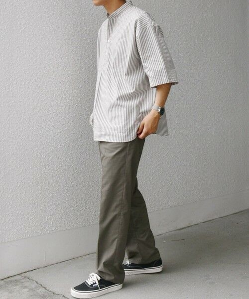 SHIPS / シップス シャツ・ブラウス | SHIPS any: シアサッカー ストライプ バンド スキッパー ハーフスリーブ シャツ◇ | 詳細16