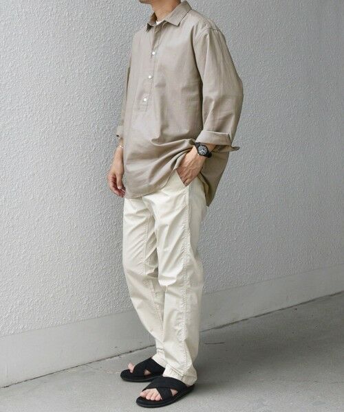 SHIPS / シップス シャツ・ブラウス | SHIPS any: コットン/リネン 7分袖 スキッパー プルオーバー シャツ◇◇ | 詳細1