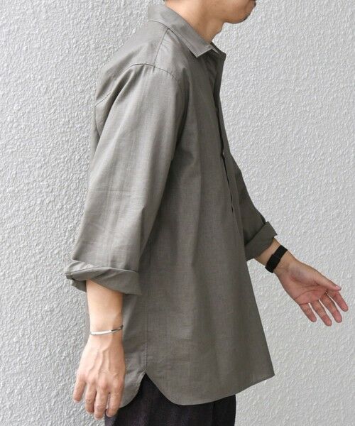 SHIPS / シップス シャツ・ブラウス | SHIPS any: コットン/リネン 7分袖 スキッパー プルオーバー シャツ◇◇ | 詳細12
