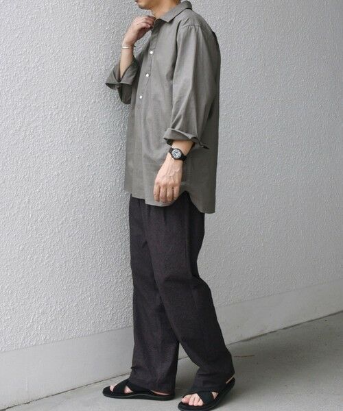 SHIPS / シップス シャツ・ブラウス | SHIPS any: コットン/リネン 7分袖 スキッパー プルオーバー シャツ◇◇ | 詳細8