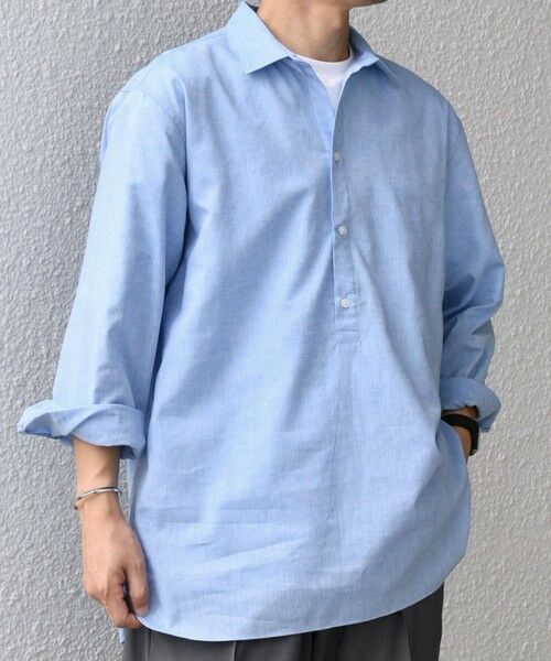 SHIPS / シップス シャツ・ブラウス | SHIPS any: コットン/リネン 7分袖 スキッパー プルオーバー シャツ◇◇ | 詳細17