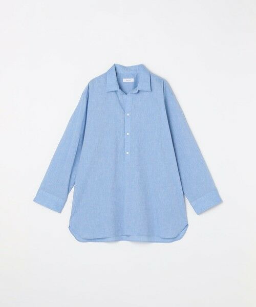 SHIPS / シップス シャツ・ブラウス | SHIPS any: コットン/リネン 7分袖 スキッパー プルオーバー シャツ◇◇ | 詳細20
