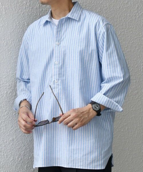 SHIPS / シップス シャツ・ブラウス | SHIPS any: コットン/リネン 7分袖 スキッパー プルオーバー シャツ◇◇ | 詳細25